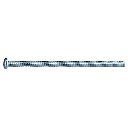 Midwest Fastener #10-32 x 4 in Phillips Pan Machine Screw, Zinc Plated Steel, 50 PK 54743